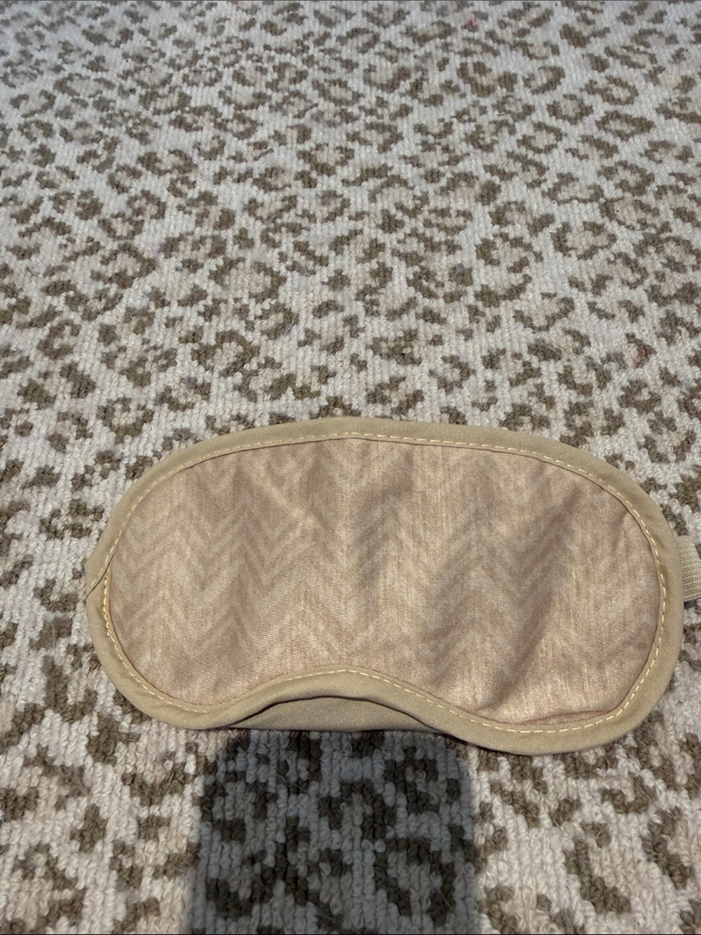 Missoni Tan and Cream Chevron Sleep Mask